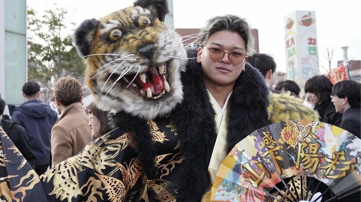 北九州市二十歳の記念式典にて　写真／篠原祐介