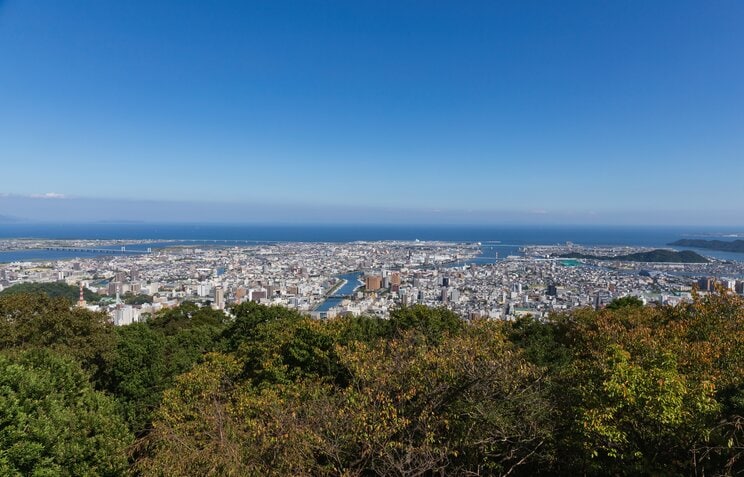 徳島県徳島市の街並み