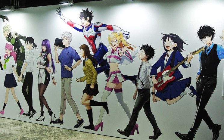 「ジャンプ＋キャラクターウォーク」では、『鴨乃橋ロンの禁断推理』鴨乃橋ロン、『彼方のアストラ』カナタ・ホシジマらが登場　©少年ジャンプ＋10周年/集英社