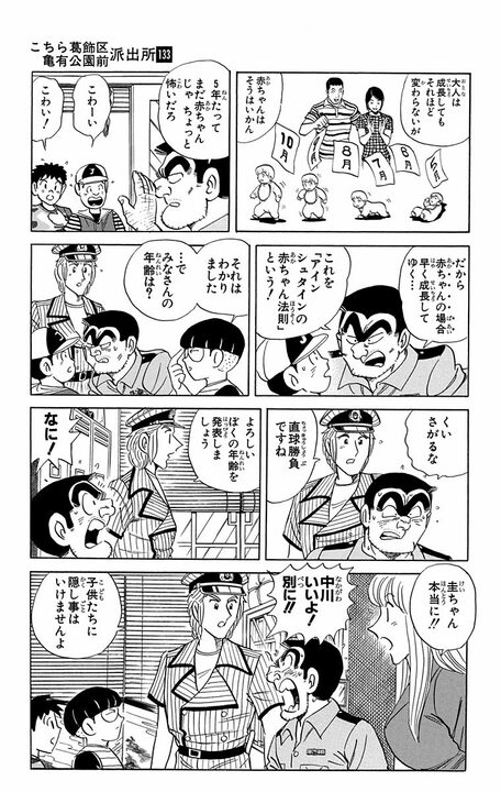 【こち亀】連載26年目にして“禁断の謎”に派出所メンバーが答える…「みなさんの正確な年齢をお聞きしたいんですが」_11