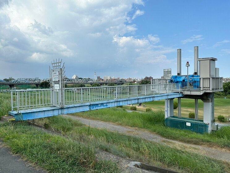 中原区にある排水樋管