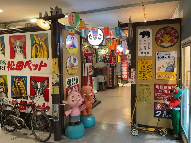 館内に入ると昭和の街並みが広がる(ミュージアム公式Xより)