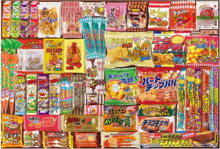 「駄菓子 コレクション ジグソーパズル」（税込¥3,630）