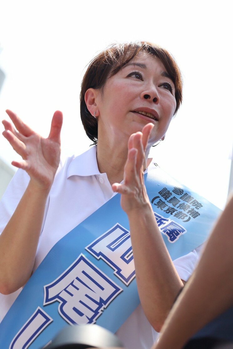 国民民主党からの公認を見送られ離党した山尾志桜里氏は無所属で出馬（撮影／集英社オンライン）