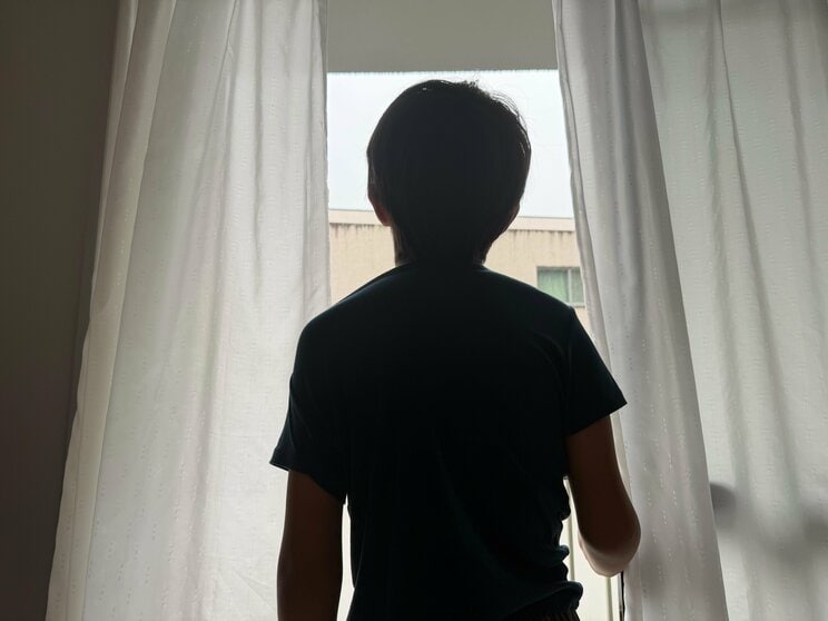 午前中、豊島区では雨はそこまで降っていなかった（撮影／集英社オンライン）