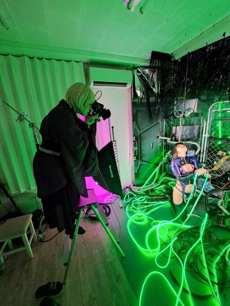 日々撮影に励むATARU（撮影／著者）