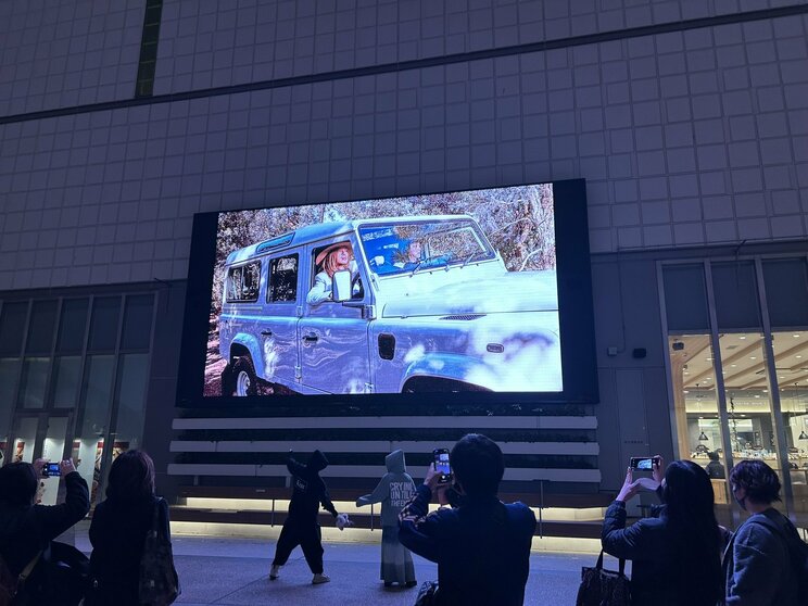 2025年2月　黒夢のライブ会場付近