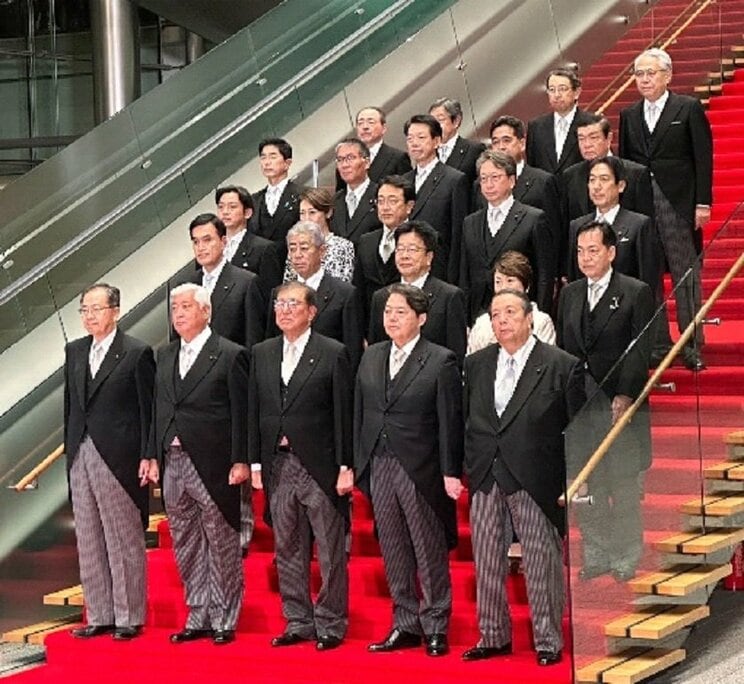 2024年10月に発足した石破茂内閣（本人SNSより）
