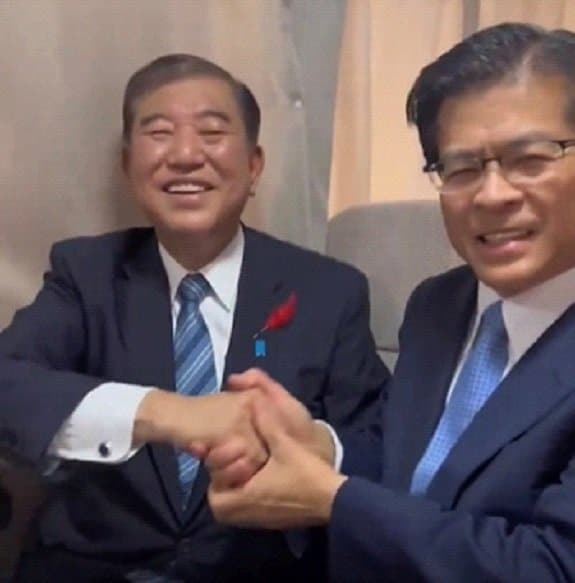 石破総理と石井氏（本人Xより）