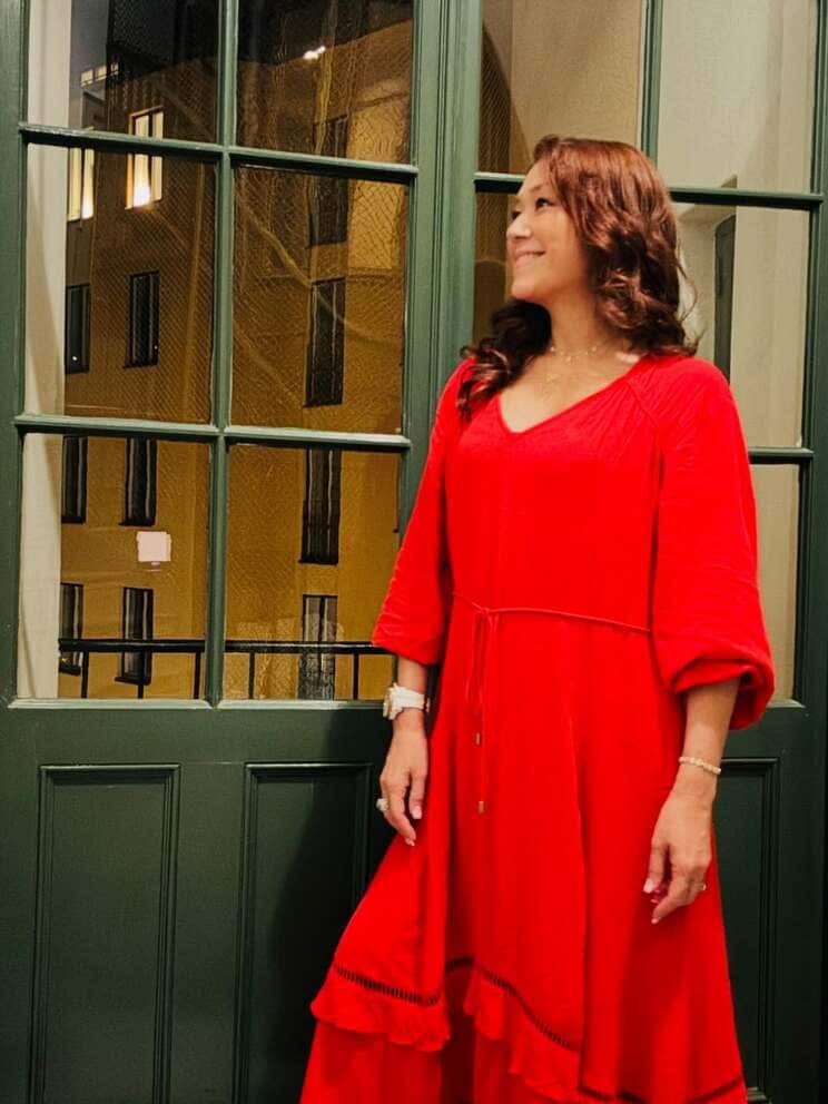 こどもの頃から大好きなお店「Indiska」を訪れたLiLiCoさん