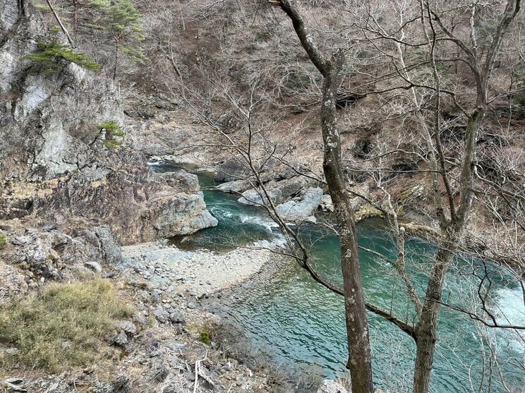 A付近に流れる一級河川（撮影／集英社オンライン）