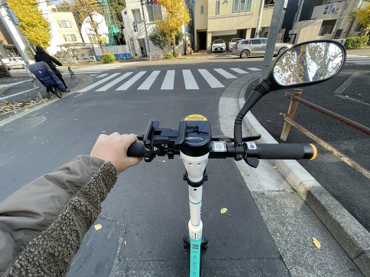 自転車に近いルールが適用される電動キックボード