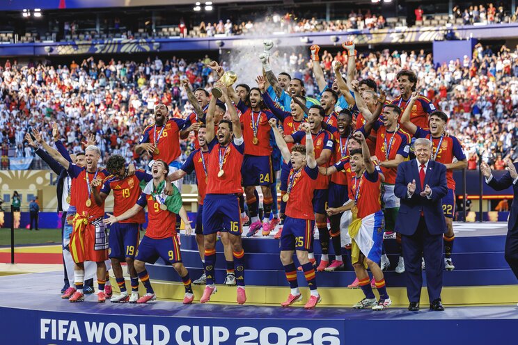 今大会優勝したスペイン　写真／JMPA