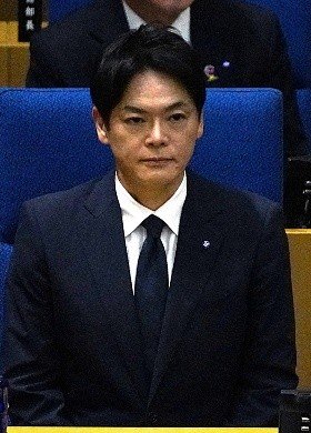 9月7日、横浜市議会本会議に出席した山中竹春市長（撮影／集英社オンライン）