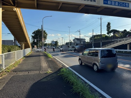 ベトナム国籍の男が逃走車を乗り捨てた場所（撮影／集英社オンライン）