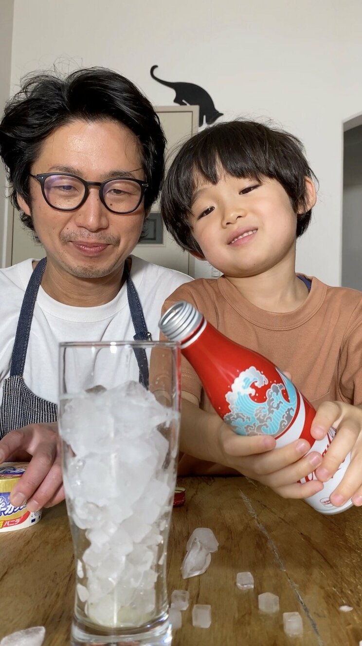 1900万回再生されたショート動画（写真／えむとしさん提供）