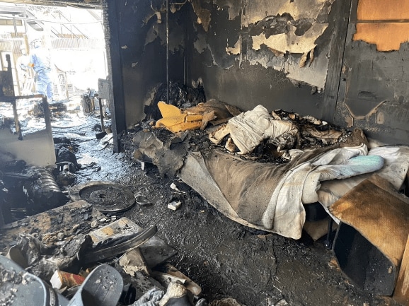 センチネル・トミサットのベッド　写真提供／豆鉄砲・ホセ