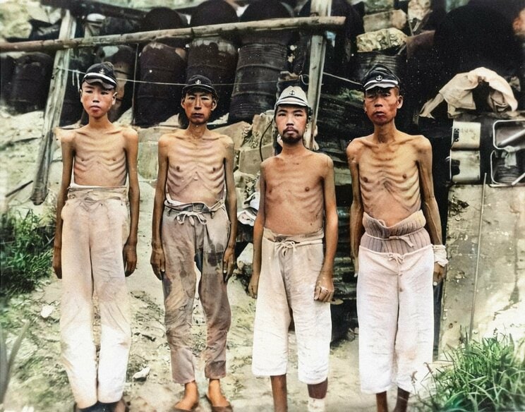 〈終戦81年〉出撃前の特攻隊、原爆のきのこ雲、火炎放射器で焼かれる沖縄…AI技術と対話をもとにカラー化した写真が繋ぐ“過去と現在”_54