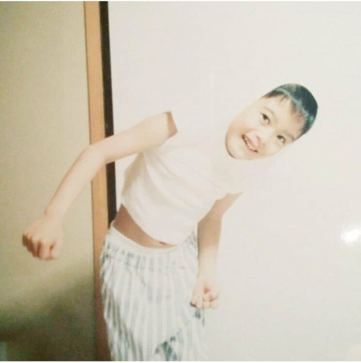 小学1年生の頃のりょうちゃんさん　写真／本人提供