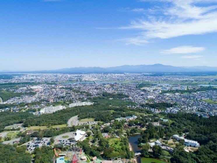 秋田市の風景