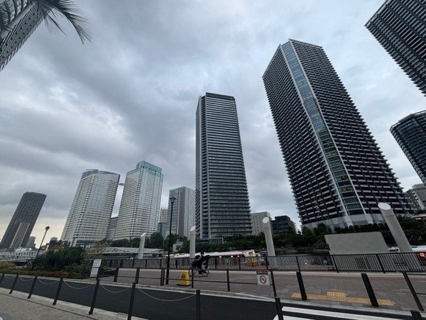 タワマンが並ぶ勝どき・晴海・月島エリア（写真／集英社オンラインニュース班）