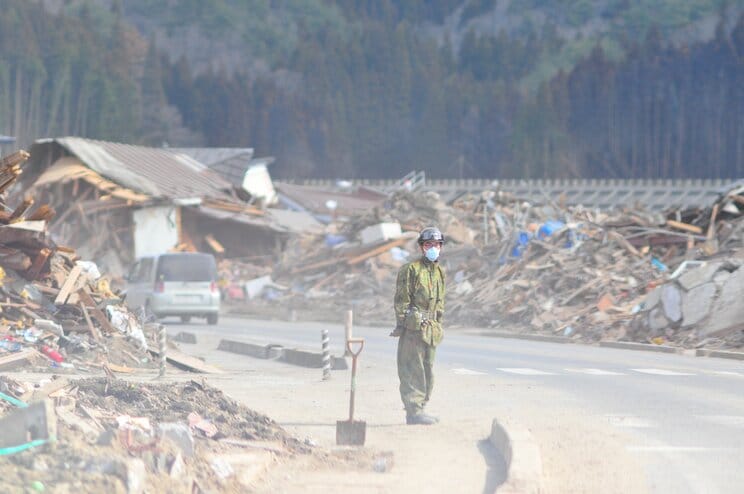 東日本大震災の被害の様子　（写真／Shutterstock）