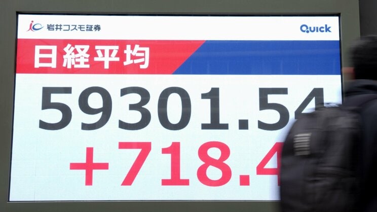 日経平均は６万円目前に（写真／共同通信社）