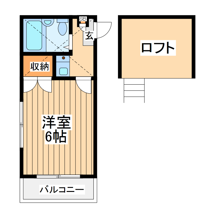 今回夜逃げされた部屋と似た間取り