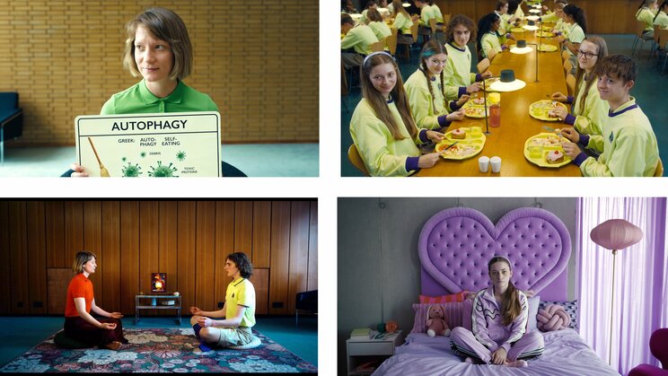 2024年12月6日公開／クロックワークス配給
© COOP99, CLUB ZERO LTD., ESSENTIAL FILMS, PARISIENNE DE PRODUCTION, PALOMA PRODUCTIONS, BRITISH BROADCASTING CORPORATION, ARTE FRANCE CINÉMA 2023