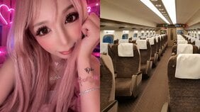 〈新幹線グリーン車で迷惑行為〉霜月るなが真相激白「テーブルに足、大音量で『ラヴ上等』を流して…」直接注意されても改めなかった“非常識な乗客