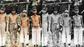 〈終戦80年〉出撃前の特攻隊、原爆のきのこ雲、火炎放射器で焼かれる沖縄…AI技術と対話をもとにカラー化した写真が繋ぐ“過去と現在”