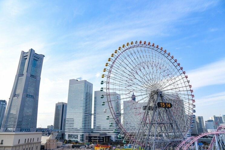 横浜ワールドポーターズがある、みなとみらい　写真／Shutterstock.