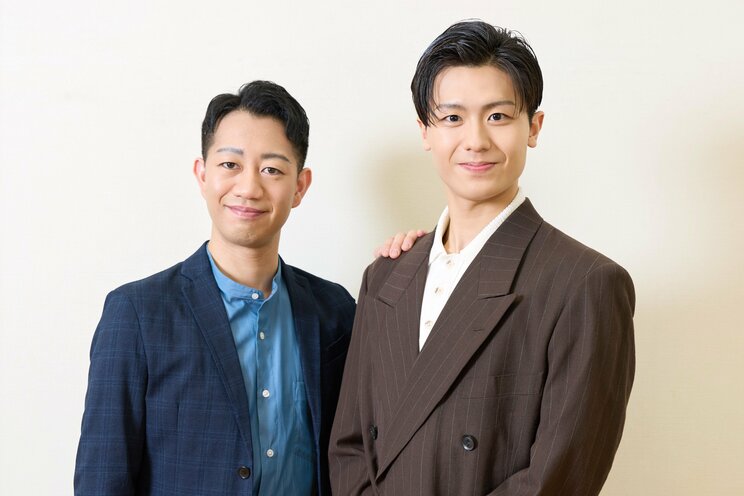 スーパー歌舞伎『もののけ姫』でアシタカ役を演じる市川團子(写真右)とサン役を演じる中村壱太郎（左）