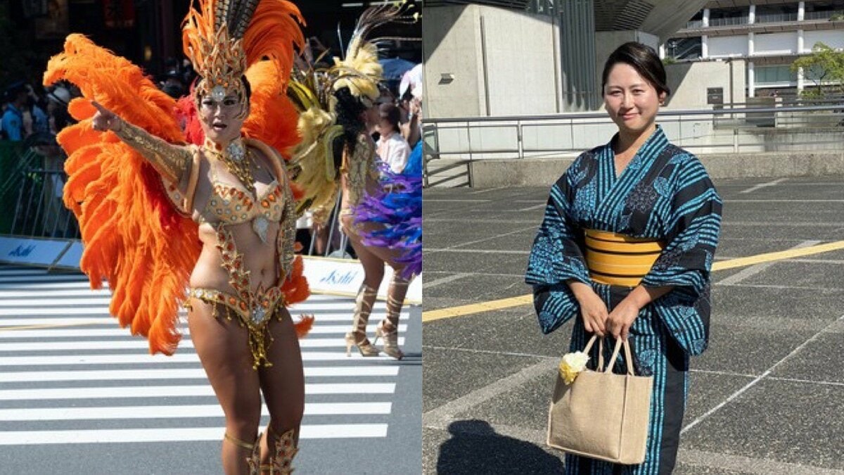 女子小学生サンバカーニバル 写真多数〉ギャップがスゴすぎ！ ４年ぶり開催の「浅草サンバカーニバル」をド派手衣装で盛り上げた女性ダンサーたちの仰天素顔。「夫は応援してくれないけど黙認はしています（笑）」  | 集英社オンライン | ニュースを本気で噛み砕け
