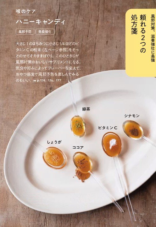 書籍『新装版ひとさじのはちみつ　自然がくれた家庭医薬品の知恵』より