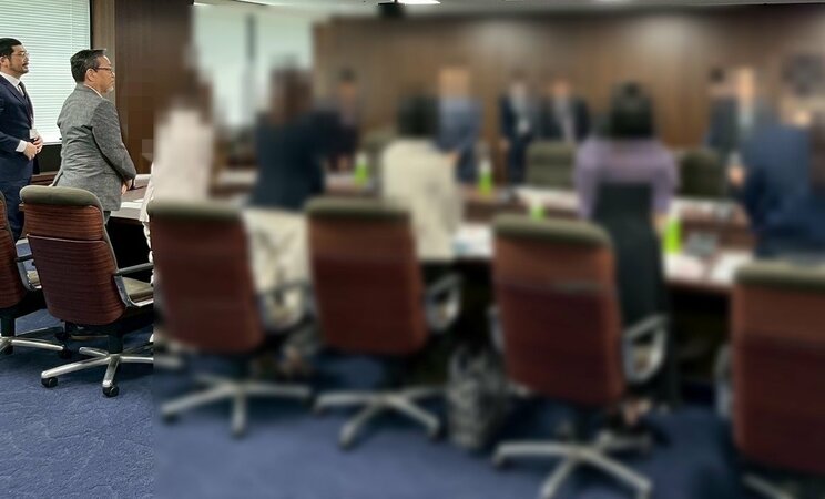 当時の厚労大臣の武見敬三氏と面会する田中容疑者と玄氏