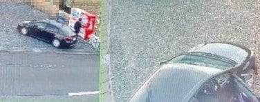 容疑者のものと思われる車