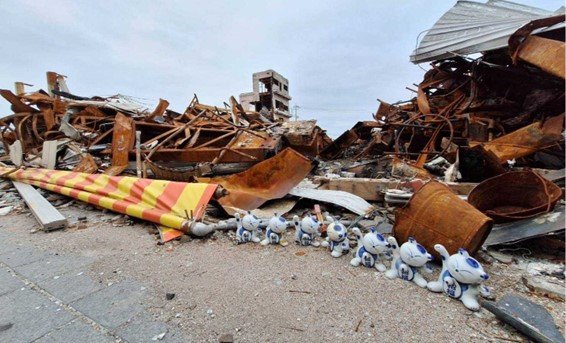 能登半島地震で倒壊した家屋