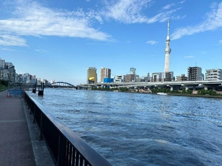 セーヌ川と友好河川提携を結んだ東京・隅田川（撮影／集英社オンライン編集部）