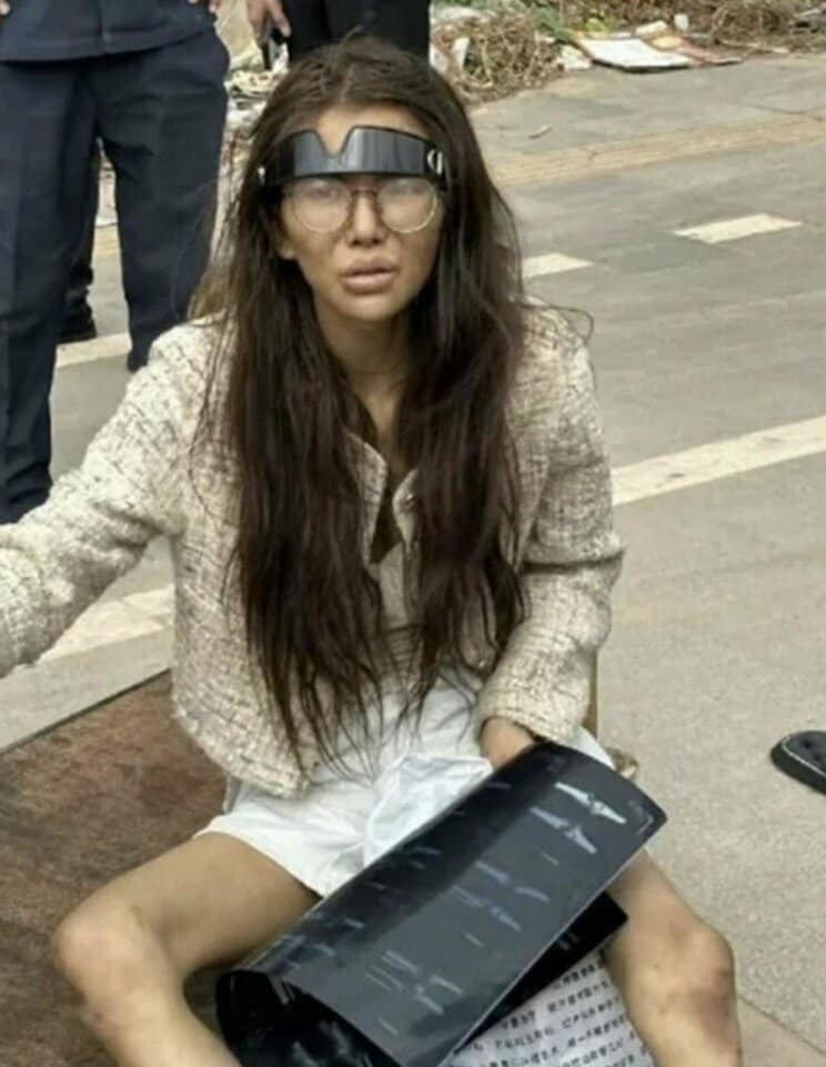 
保護されたUmiさん(拡散されたSNSより)
