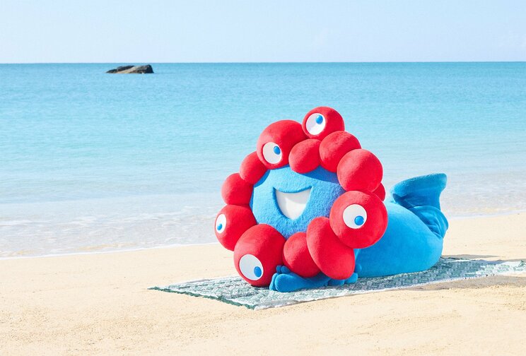 ミャクミャク1stグラビア写真集『I myaku you.』の先行カット（写真／EXPO2025ミャクミャク【公式】より）