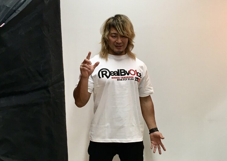 仮面ライダーゼロワン×棚橋弘至のコラボTシャツ（本人SNSより）