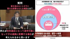 「学区内での引越しもできない!」「子どもの髪型も自由に決められない!」国会答弁で次々と明らかになった「共同親権」導入案の摩訶不思議