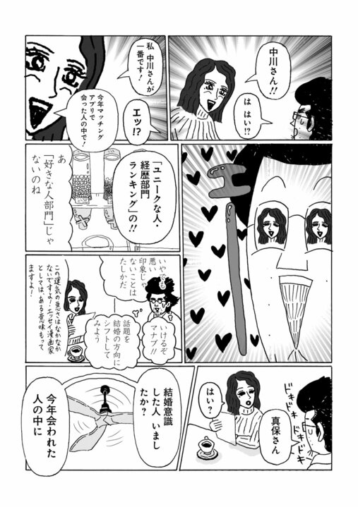 【漫画】容姿端麗なハイスペック女性からまさかの告白…なぜ年収200万円の48歳漫画家に？「ものスゴい性癖があるのかも…」_12