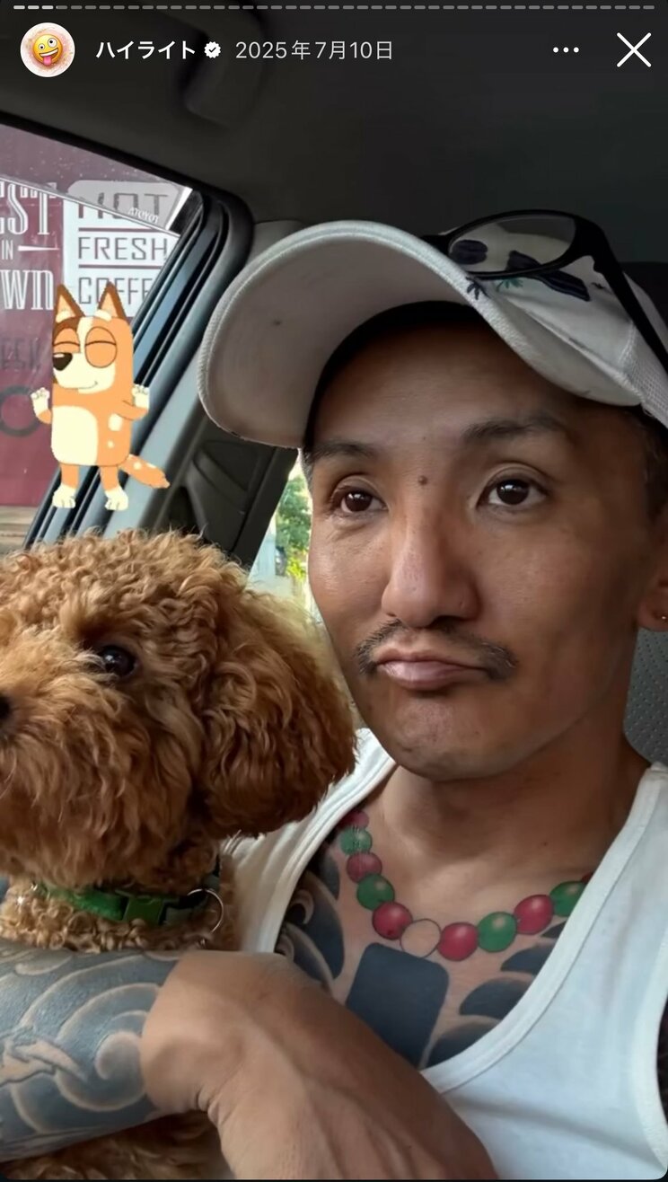 本人SNSより