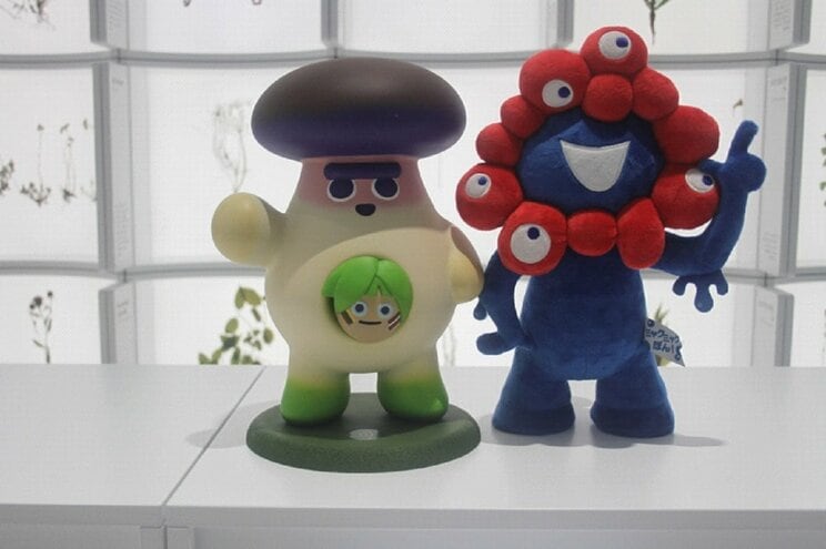 東欧リトアニアとラトビアが共同出展する「バルトパビリオン」にいる「バラビちゃん」