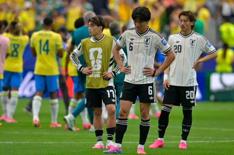 惜しくもブラジル代表に1－2で敗戦した日本代表（写真／JMPA）