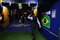 ブラジル敗戦後にロッカールームへと引き上げる森保監督　写真／JMPA