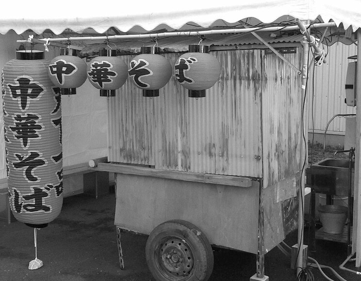 1971年当時の屋台（再現）