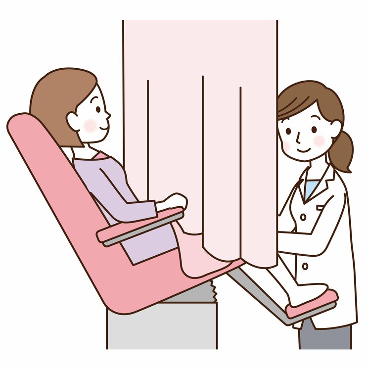 海外には内診台がなく、性器の視診や触診が必要な場合も、診察台に横たわり軽く足を開く程度ですむという